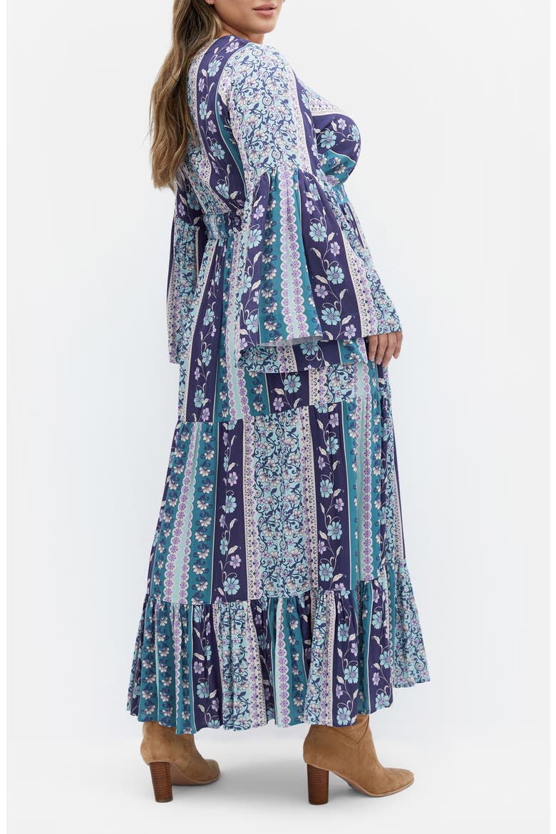 Heaven Long Sleeve Maxi Dress, Alternate, color, JEWEL