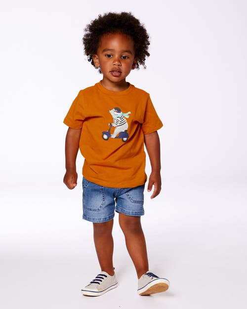 Deux Par Deux Baby Boy's Denim Short Dark Denim Blue In Dark Denim Blue