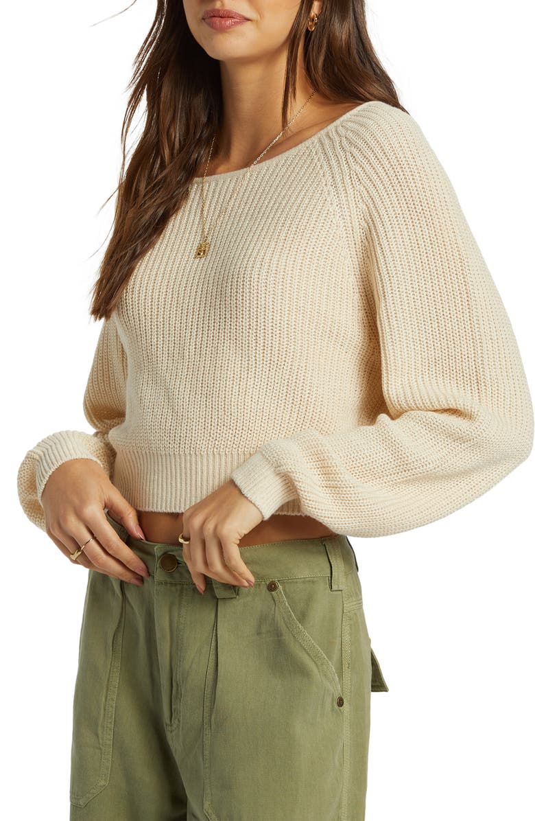 Billabong Sun Out Balloon Sleeve Sweater, Alternate, color, 