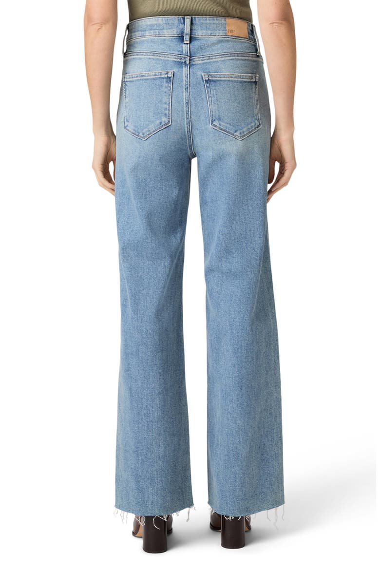 Anessa Raw Hem High Waist Wide Leg Jeans, Alternate, color, EXPLORER