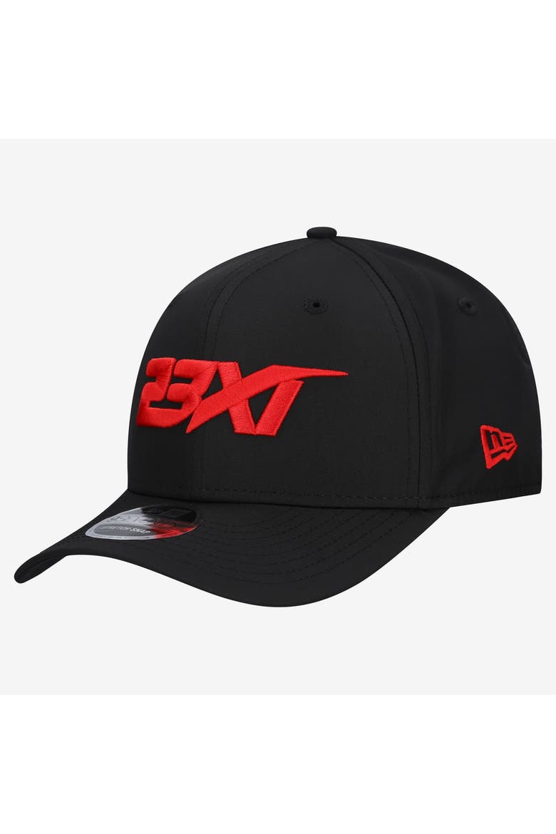 Men's New Era  Black 23XI Racing 9SEVENTY Adjustable Hat, Main, color, Black