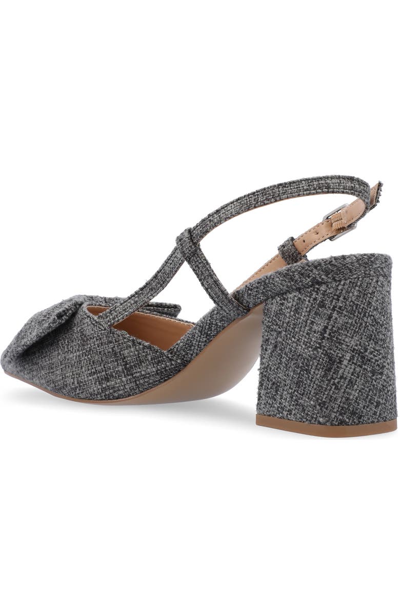 Journee Collection Tailynn Slingback Pump, Alternate, color, Charcoal