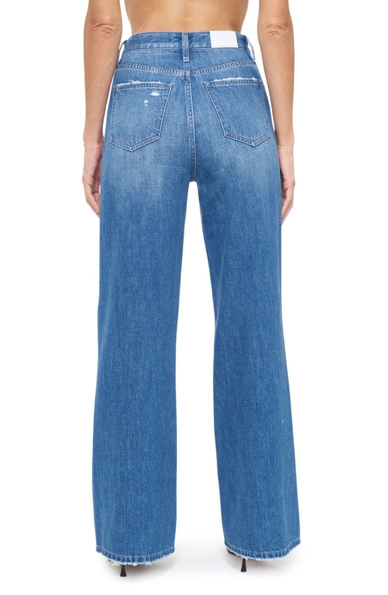 Pistola Ruby High Waist Palazzo Wide Leg Jeans, Alternate, color, 