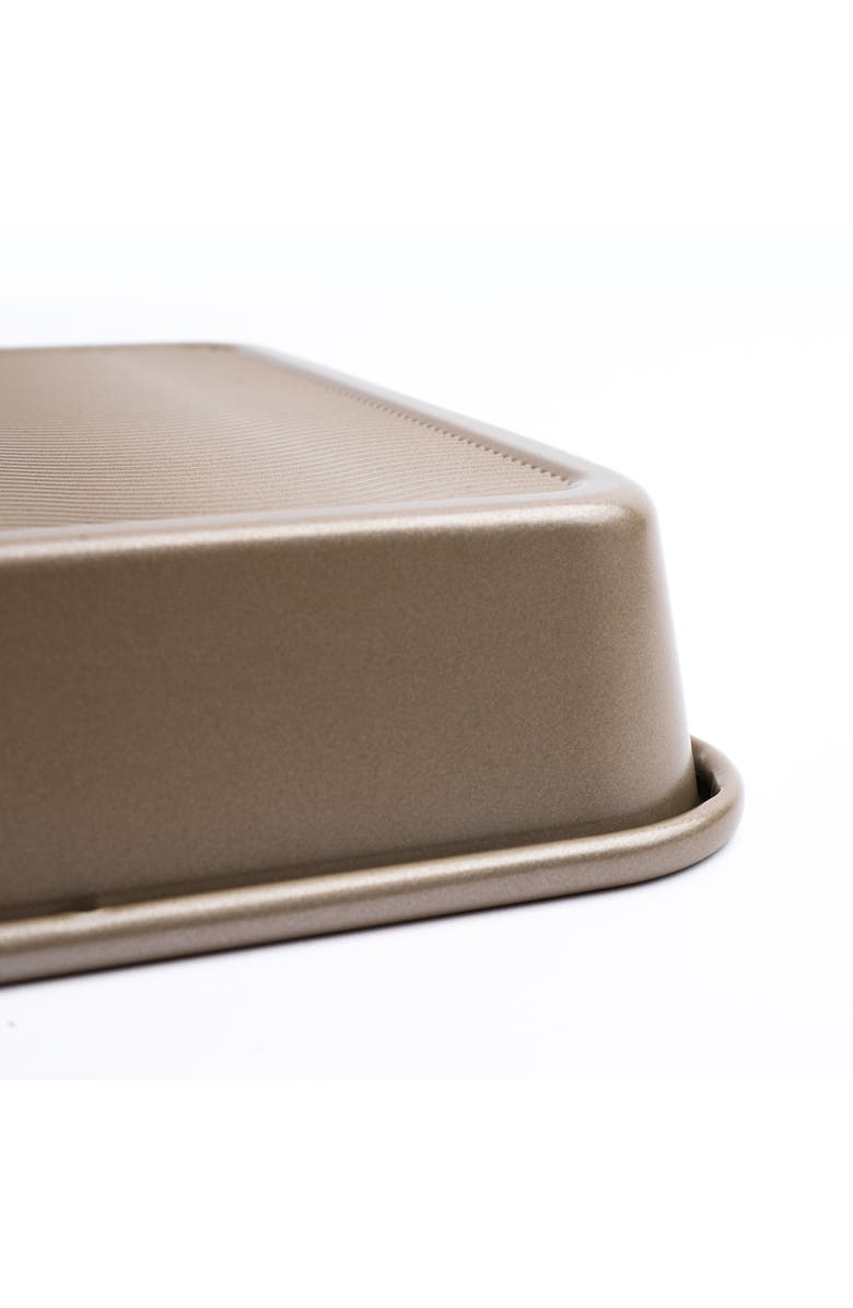 CUISIPRO 9.5 x 2-Inch Square Steel Nonstick Baking and Cake Pan, Alternate, color, Brown