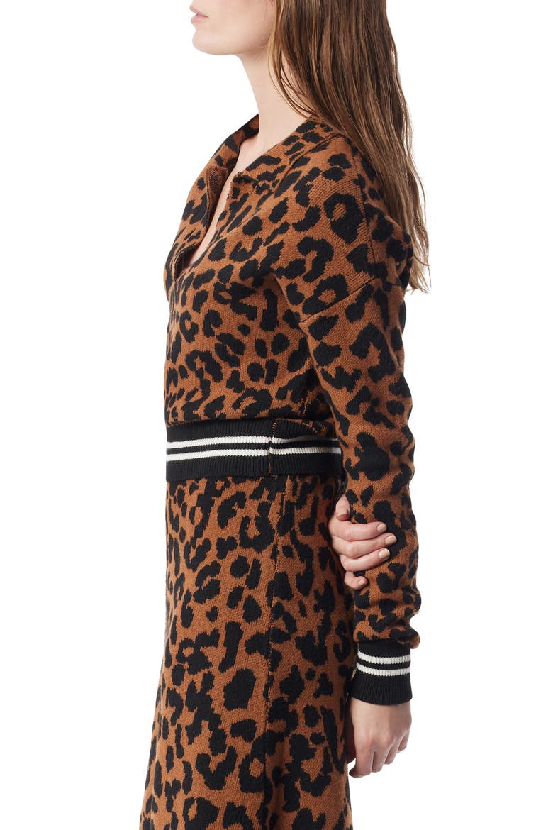 Barbara Leopard Jacquared Sweater, Alternate, color, NEUTRAL- ANIMAL JACQUARD