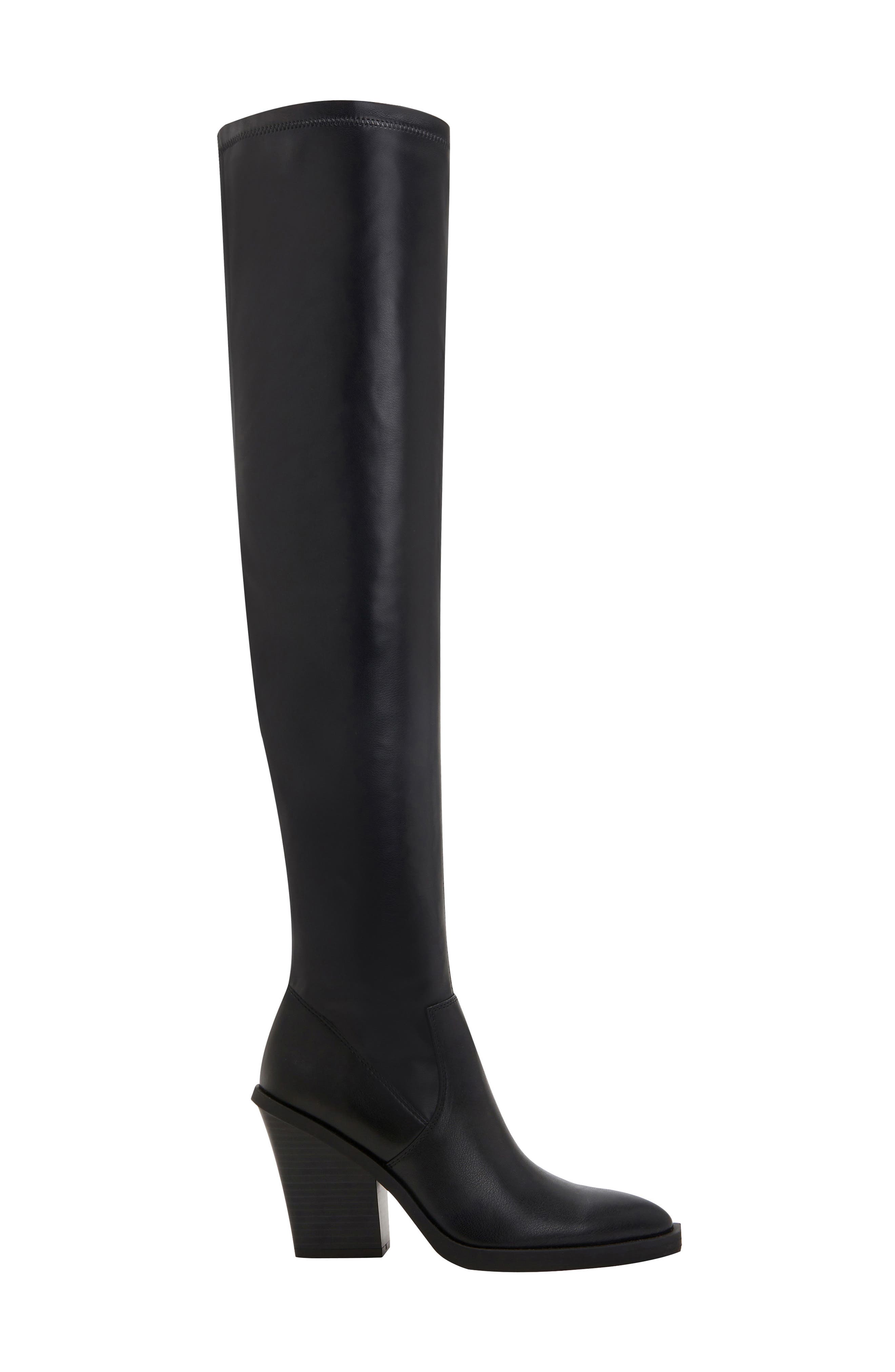 Citygurl Over the Knee Boot, Alternate, color, BLACK