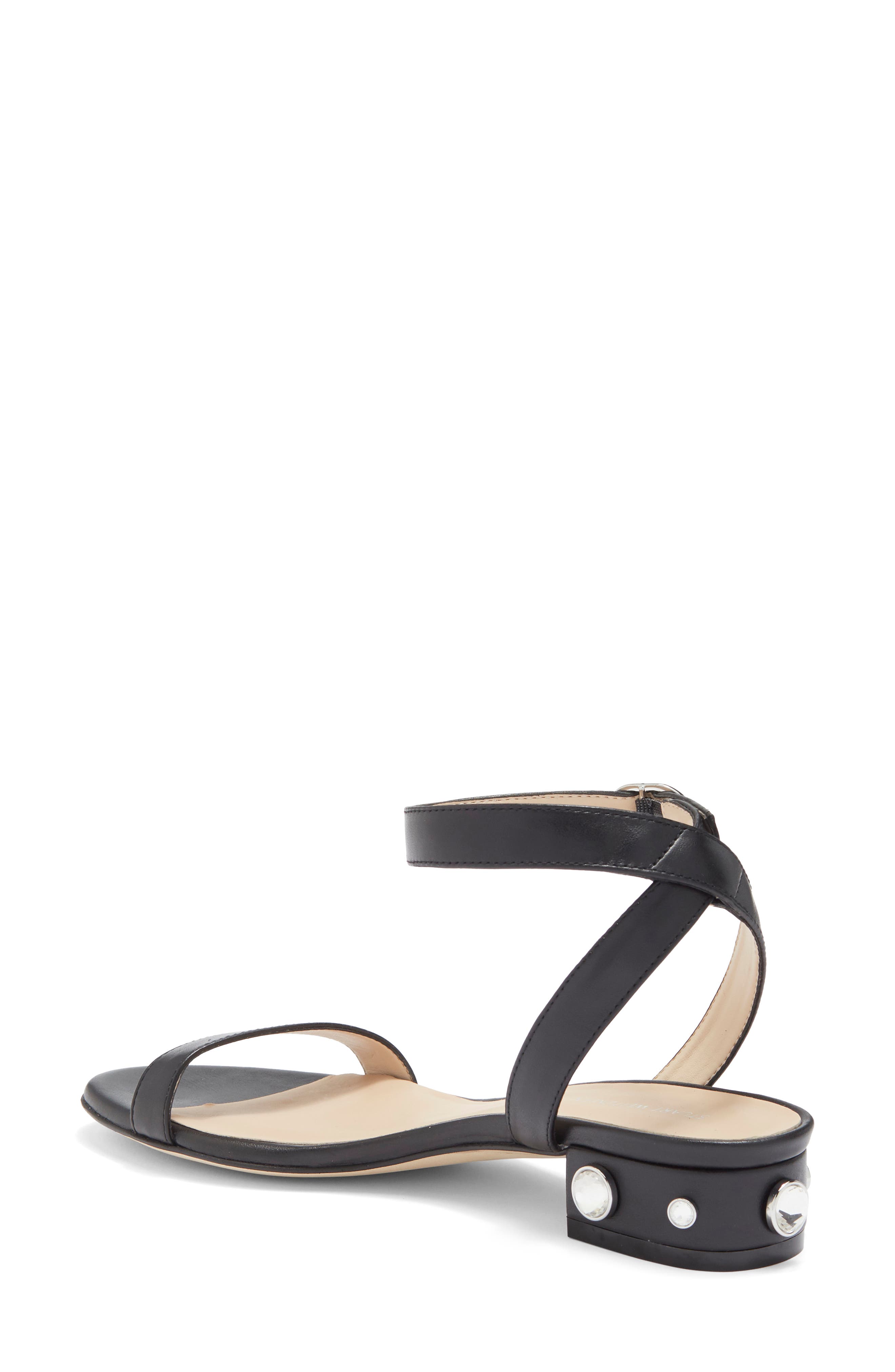 Stuart Weitzman Ashland Embellished Ankle Strap Sandal, Alternate, color, 