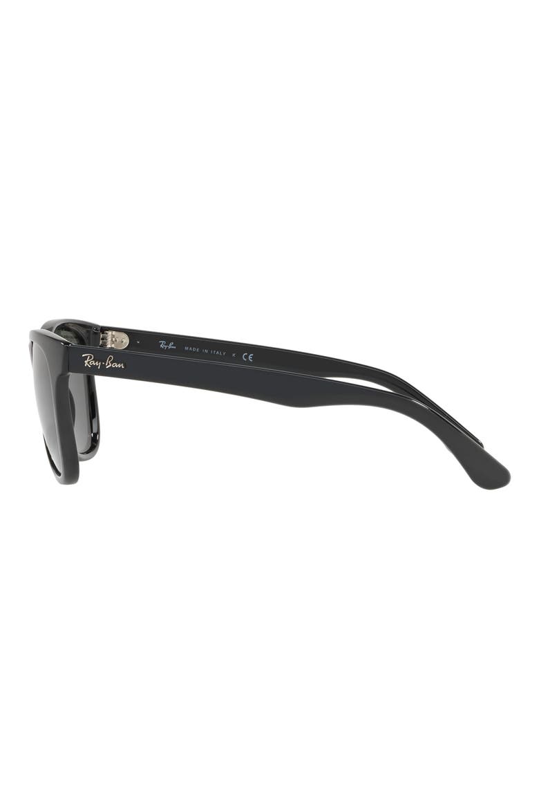 54mm Wayfarer Sunglasses, Alternate, color, BLACK