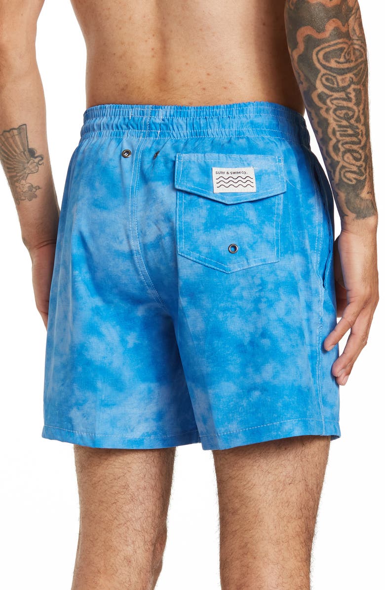 Trunks Surf & Swim Co. Sano Printed 4-Way Stretch Board Shorts, Alternate, color, 