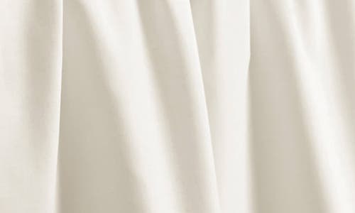 Laura Ashley Solid Ruffled Cotton Bedskirt, Twin In Ivory