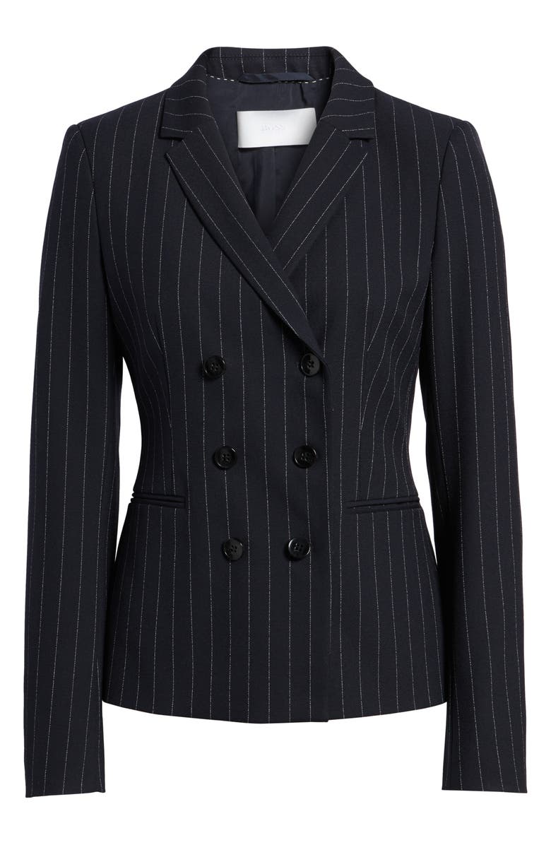 BOSS Jelaya Double Breasted Suit Jacket, Alternate, color, 