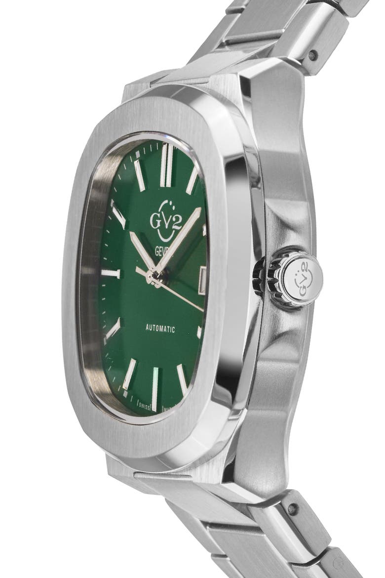 Potente Swiss Automatic Stainless Steel Bracelet Watch, 40mm, Alternate, color, STAINLESS STEEL