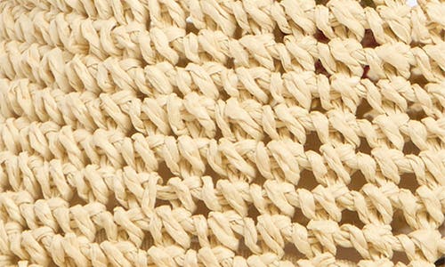 Vince Camuto Embroidered Straw Bucket Hat