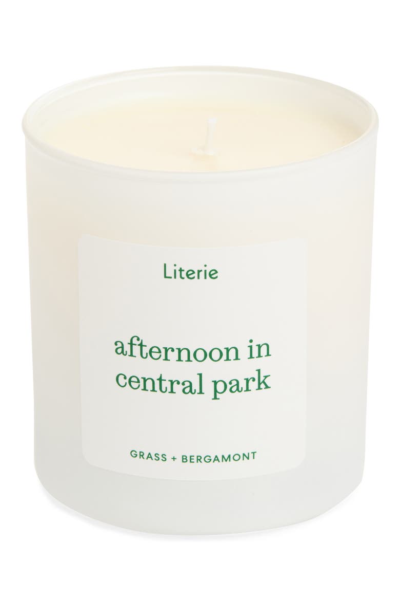 Afternoon in Central Park Candle, Main, color, GREEN