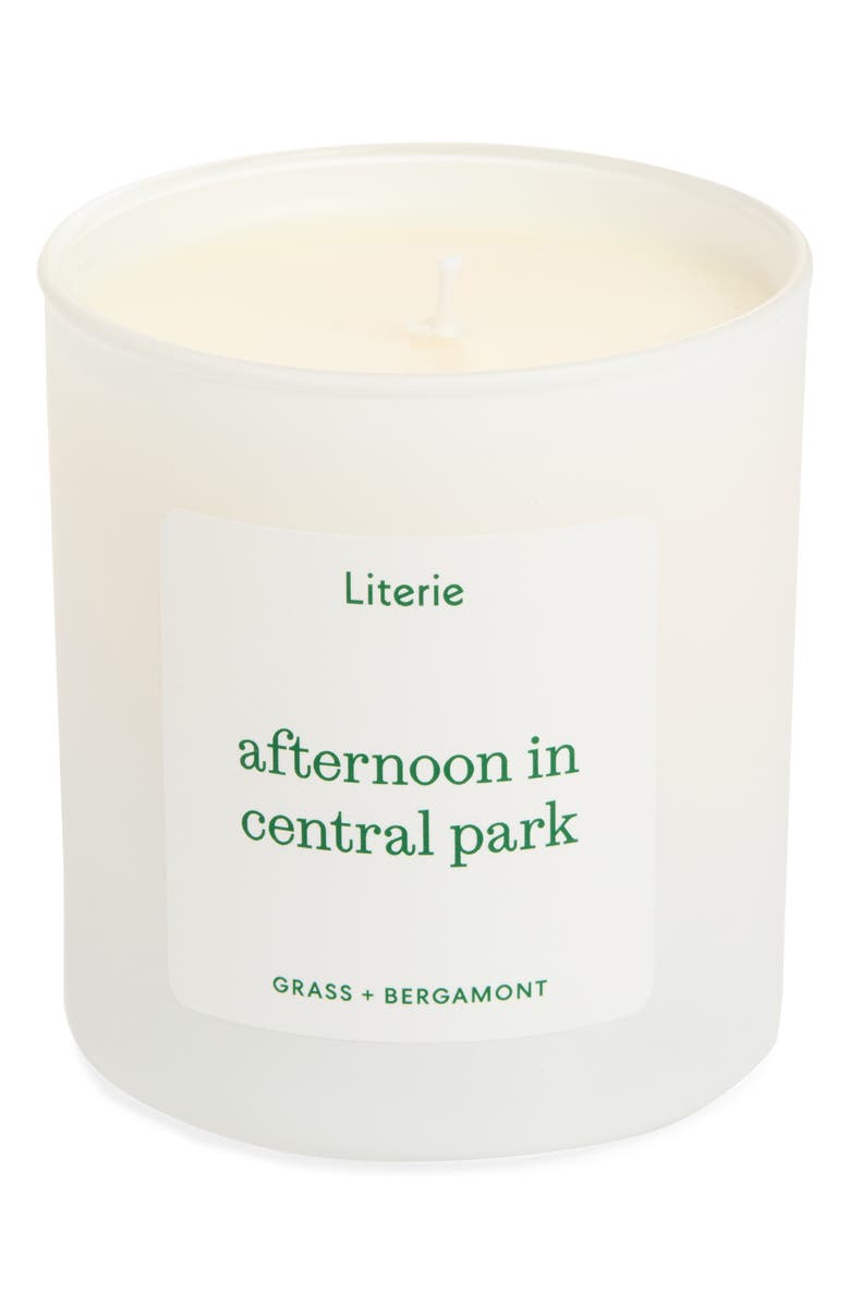 Literie Afternoon in Central Park Candle, Main, color, Green