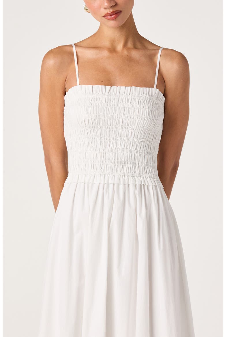 Harper A-Line Dress, Alternate, color, WHITE
