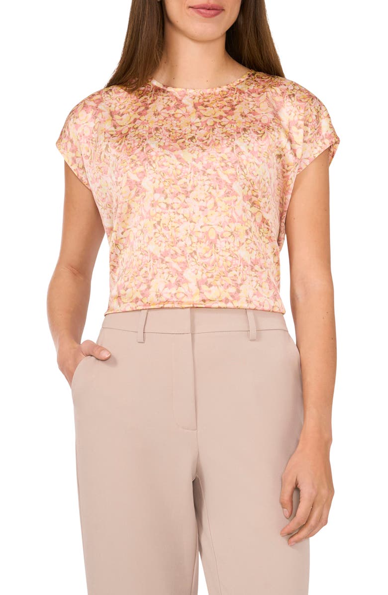 Printed Charmeuse Top