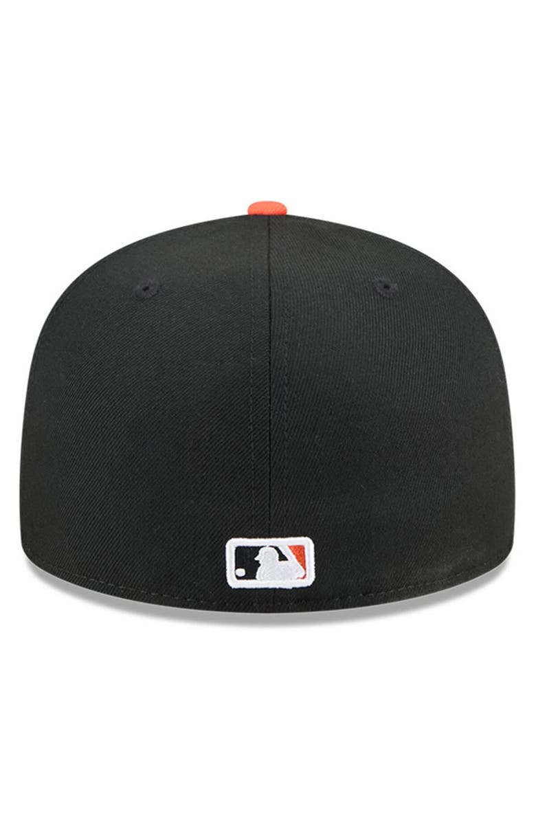 New Era Men's New Era Black San Francisco Giants Baseball Hall of Fame 59FIFTY Fitted Hat, Alternate, color, Black