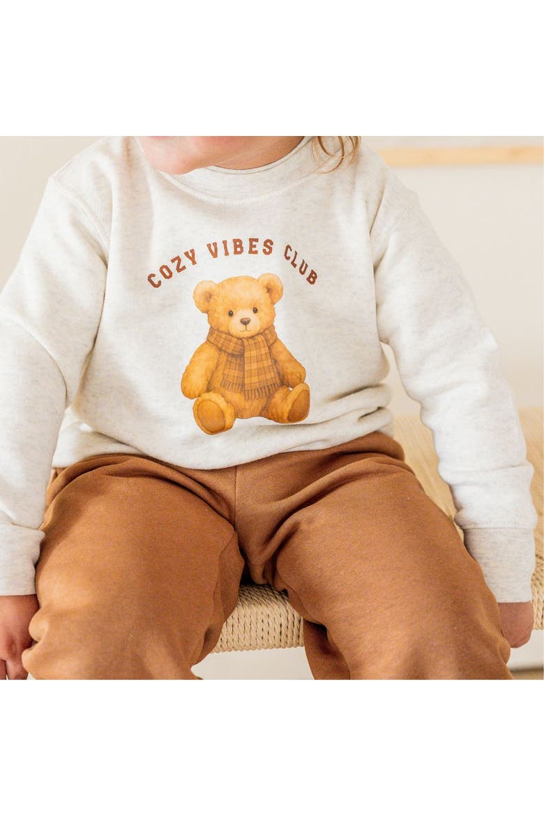 Cozy Teddy Sweatshirt, Alternate, color, Natural Heather