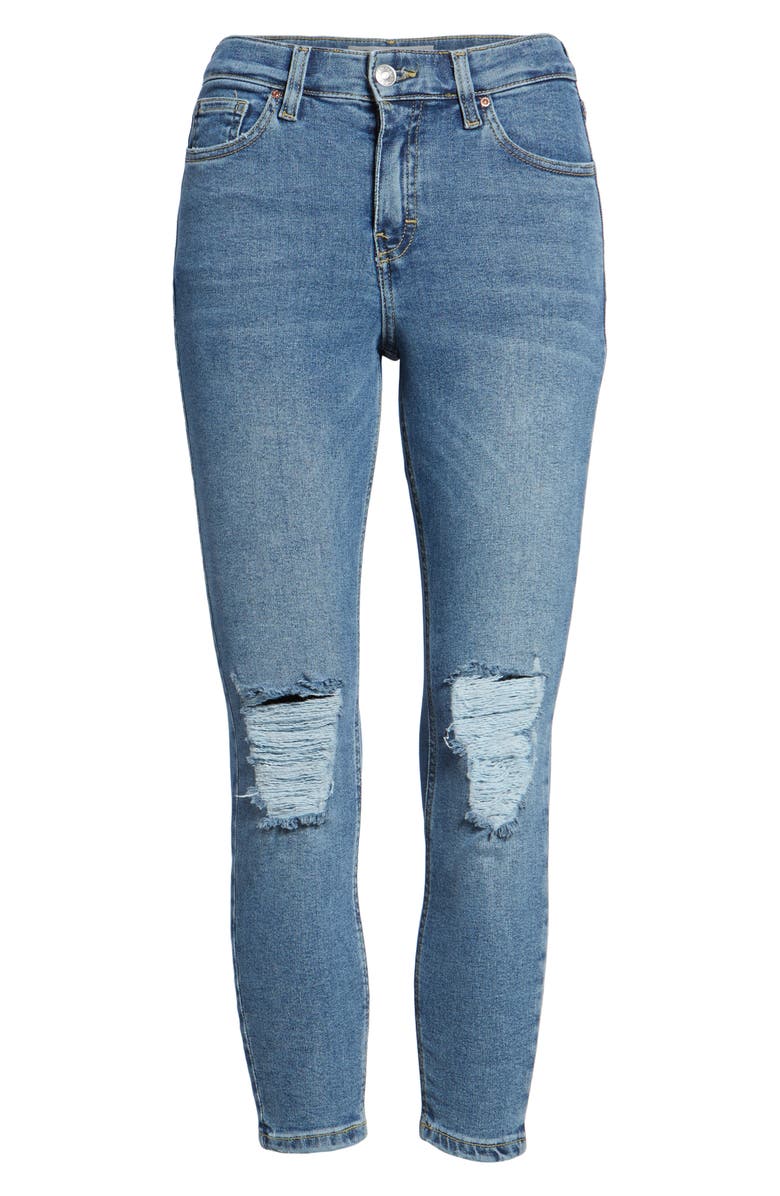 Topshop Jamie High Waist Skinny Jeans, Alternate, color, 