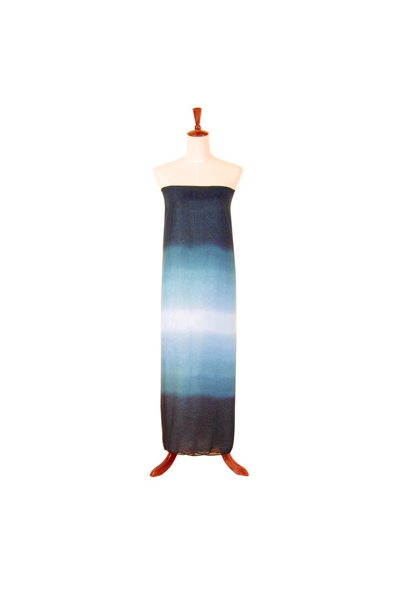 Water Blue Scarf/Wrap, Main, color, Blue