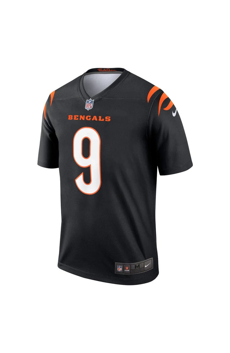 Nike Men's Nike Joe Burrow Black Cincinnati Bengals Legend Jersey, Alternate, color, Black