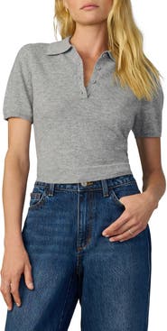 Joe's The Short Sleeve Cashmere Polo Sweater