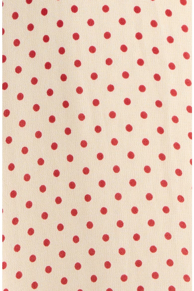 Frost Dot Flutter Sleeve Maxi Dress, Alternate, color, MARILYN DOT