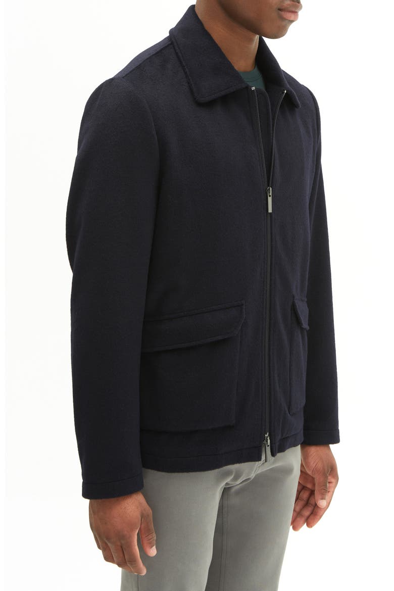 Anakin Wool Blend Jacket, Alternate, color, NAVY