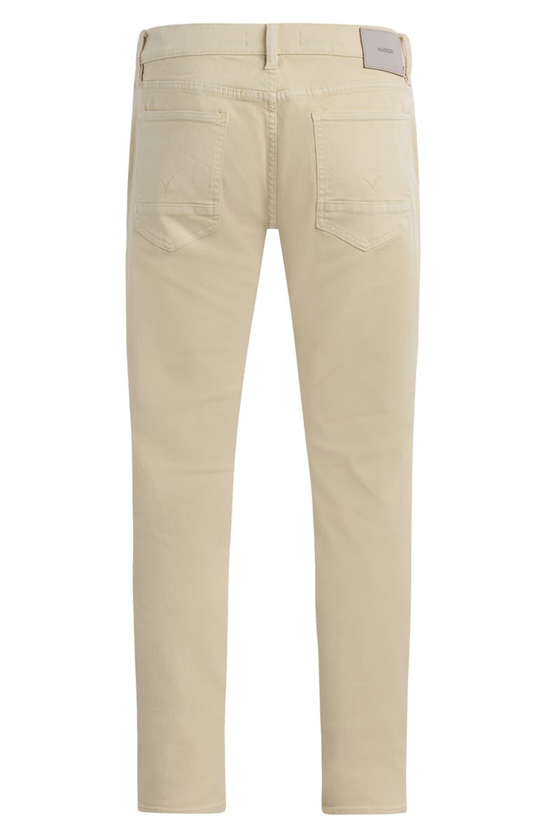 Hudson Jeans Blake Slim Straight Stretch Twill 5-Pocket Pants, Alternate, color, Beige