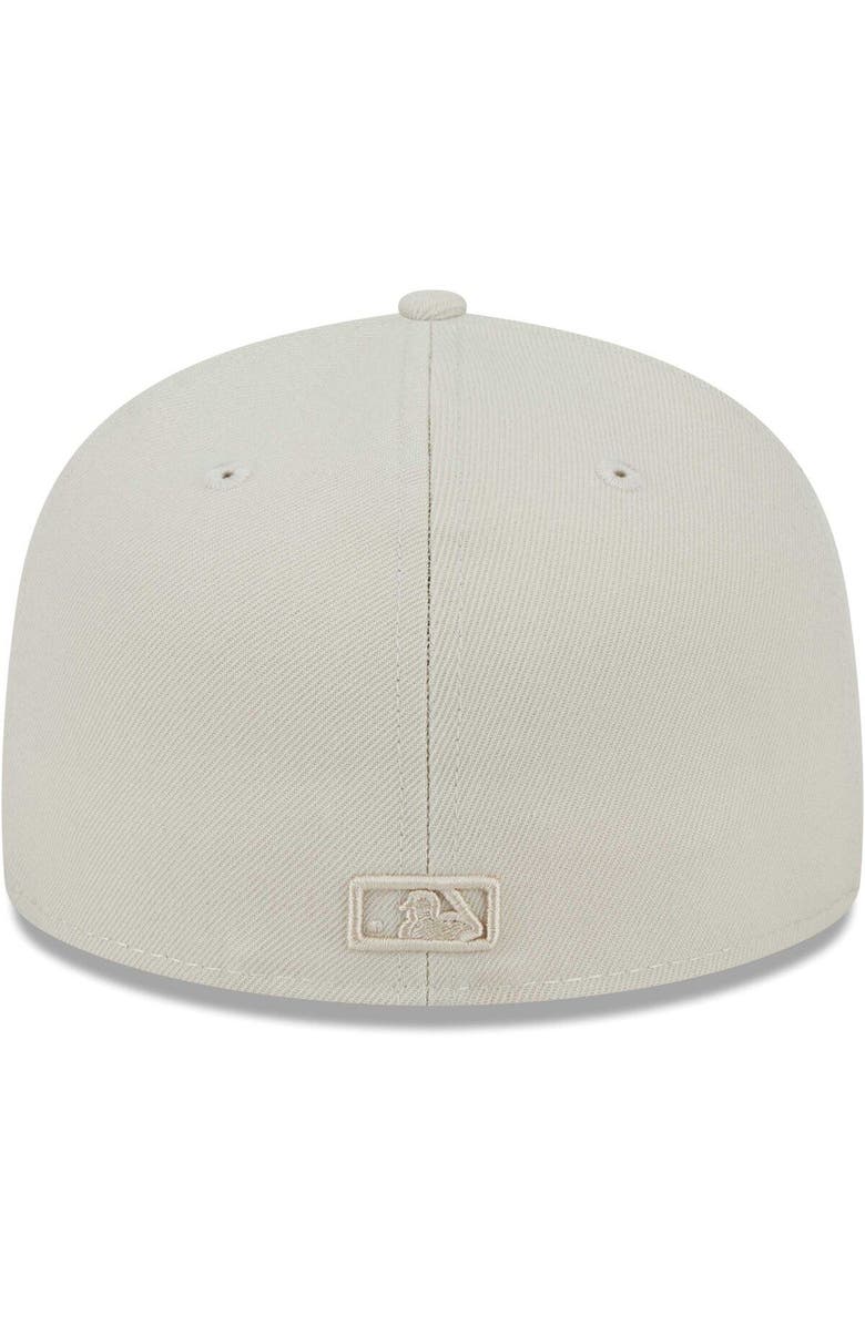 New Era Men's New Era Khaki New York Yankees Tonal 59FIFTY Fitted Hat, Alternate, color, 