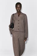 COS Boiled Wool-Blend Shawl-Collar Cardigan