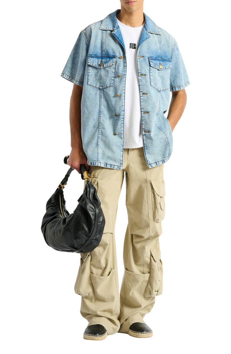 Balmain , Alternate, color, Blue