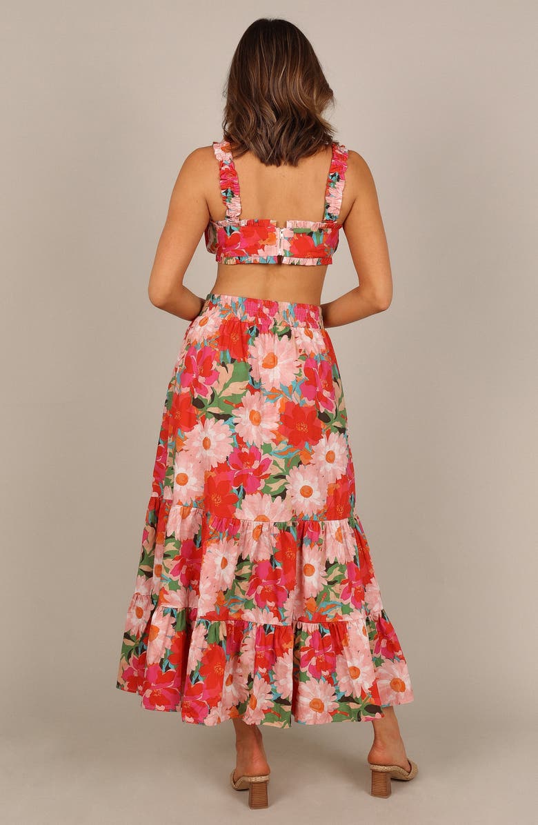 Petal & Pup Marbella Crop Top, Alternate, color, Pink Floral