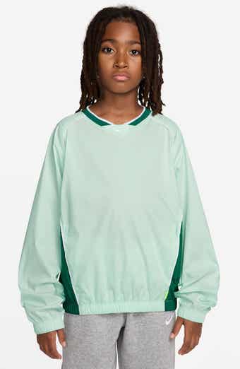 Kids' Oversize Raglan Sleeve Cotton Blend Sweatshirt