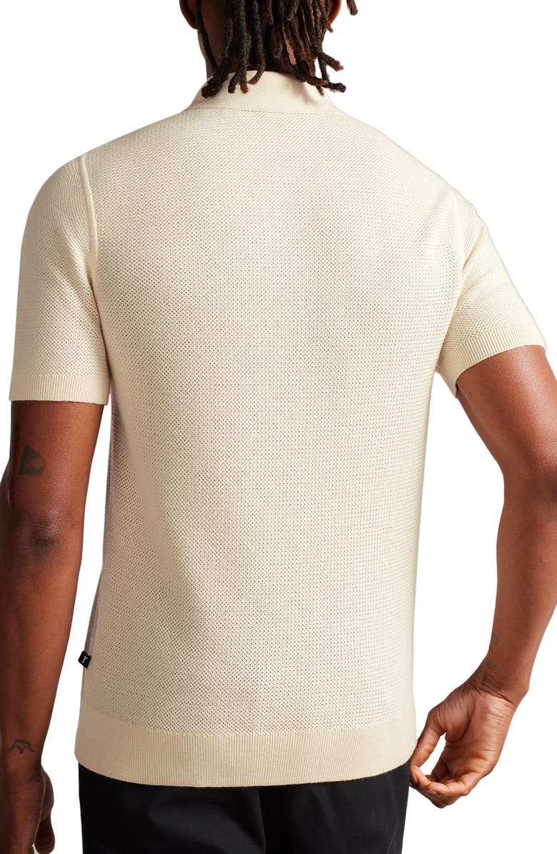 Ted Baker London Imago Textured Polo, Alternate, color, 