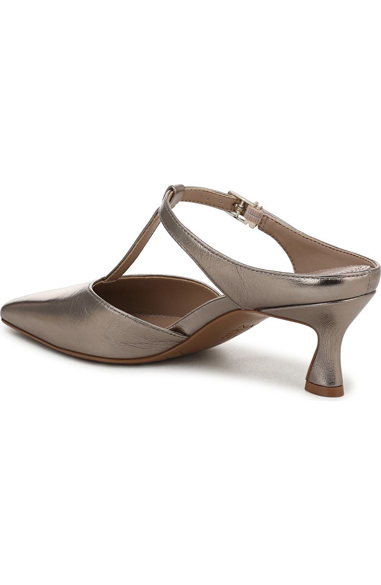 Naturalizer Gem T-Strap Kitten Heel Mule, Alternate, color, Patina Pewter