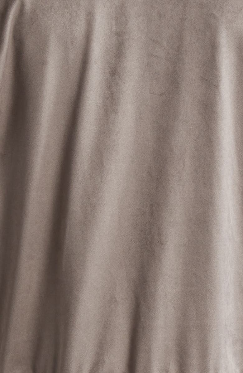 Herno Faux Suede Bomber Jacket, Alternate, color, Taupe