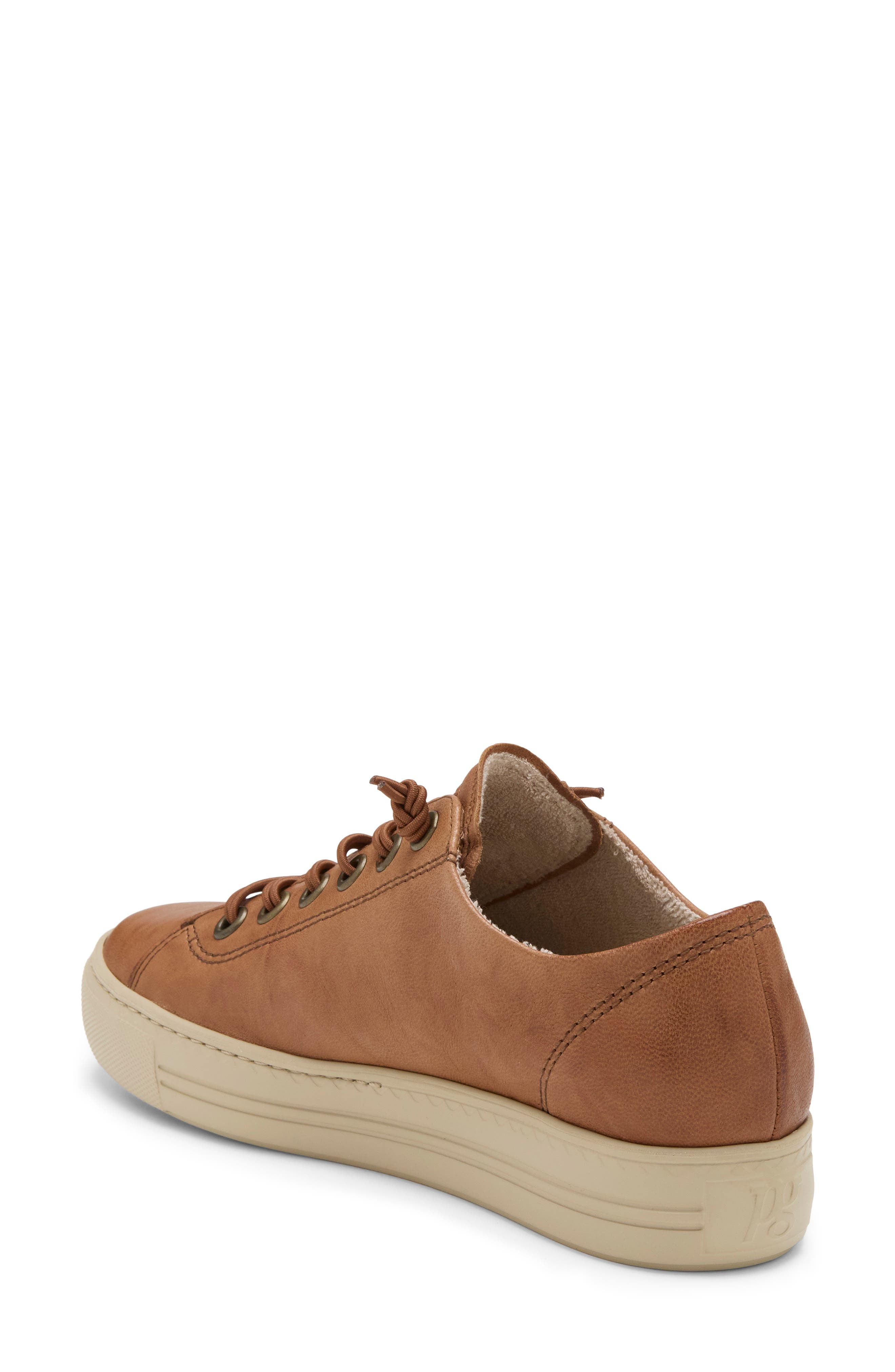 Hadley Platform Sneaker, Alternate, color, COGNAC SPORTNAPPA