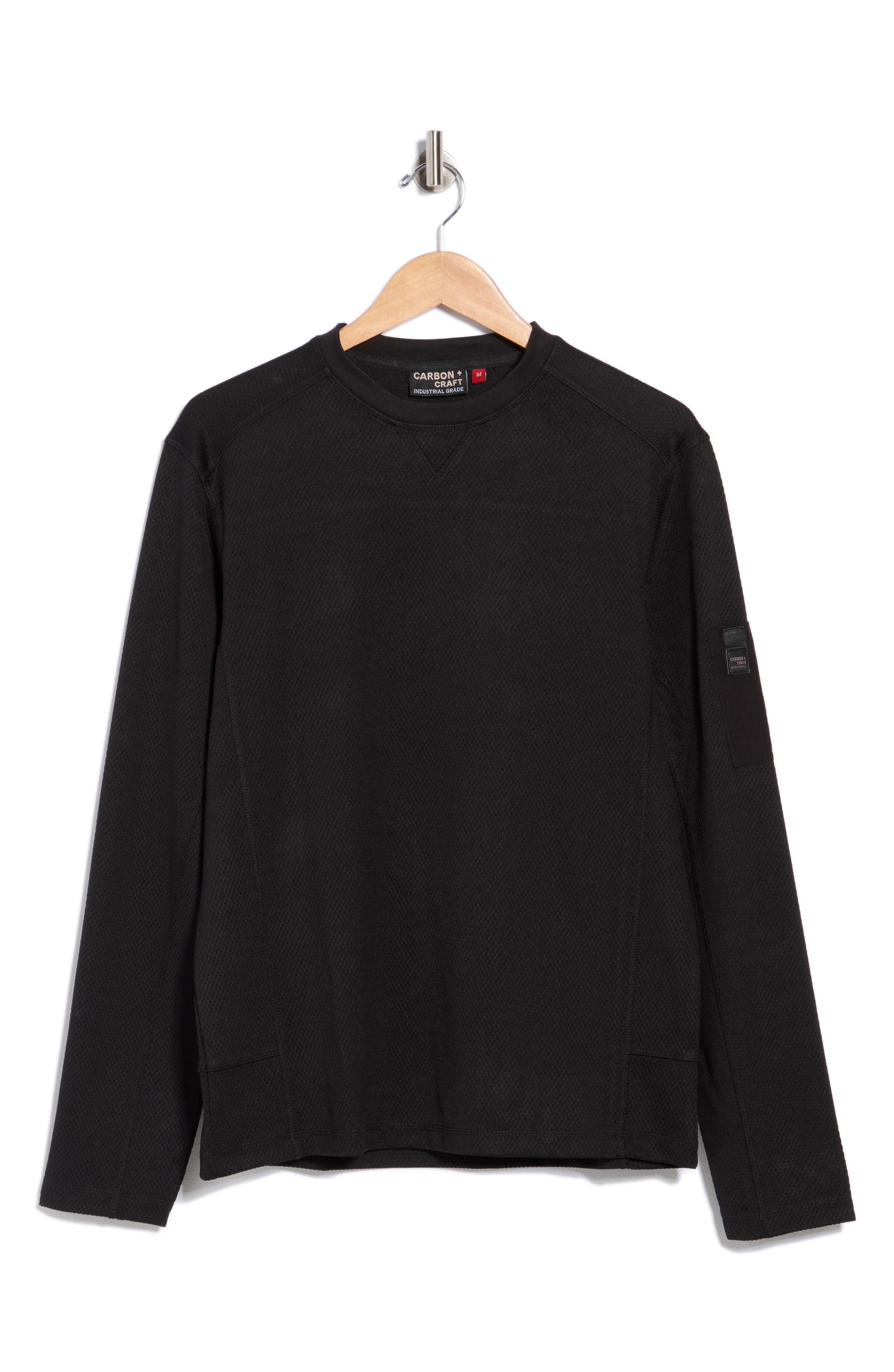 CARBON + CRAFT Piqué Long Sleeve T-Shirt