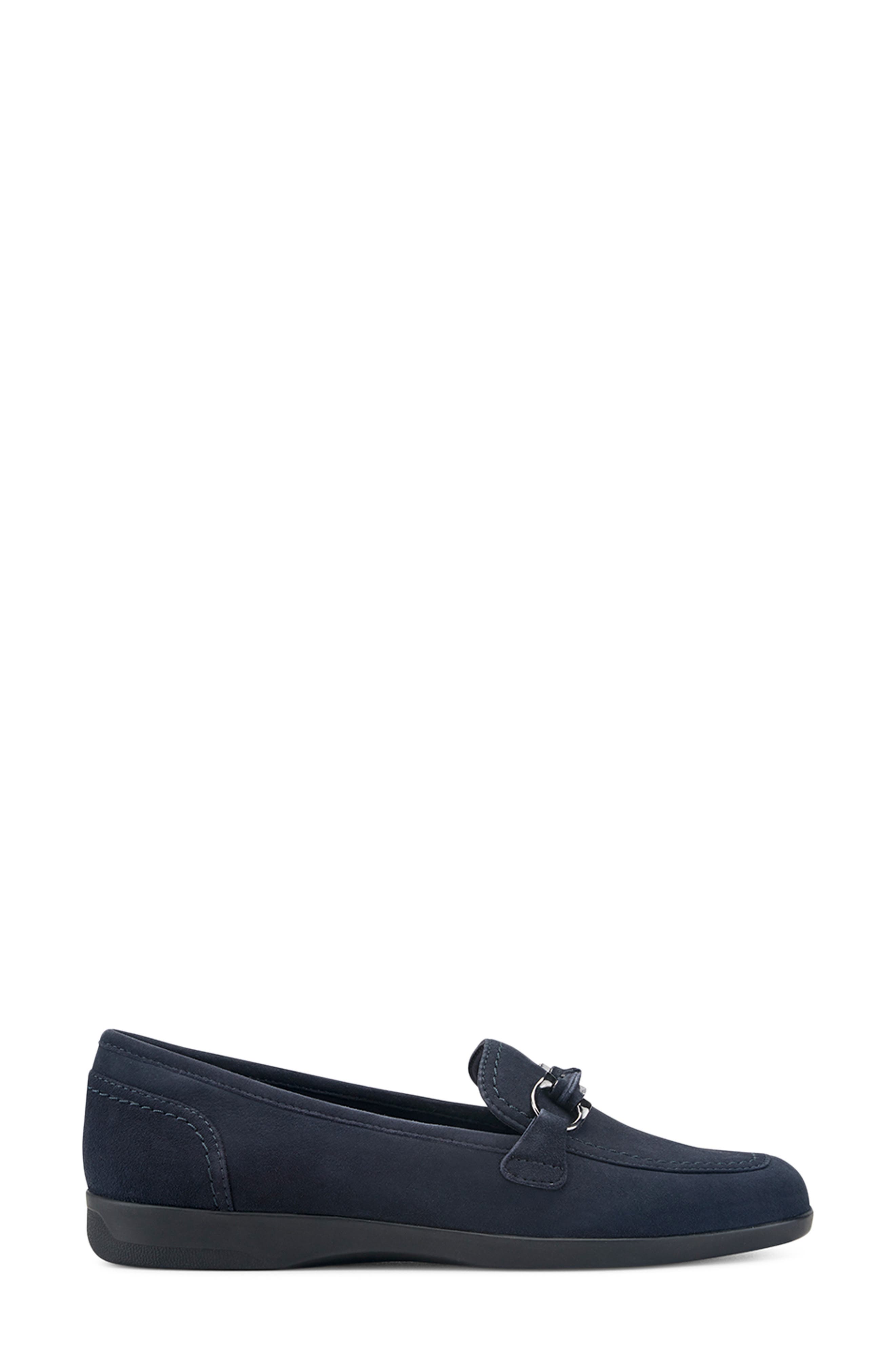 Davilla Loafer, Alternate, color, DARK BLUE SUEDE