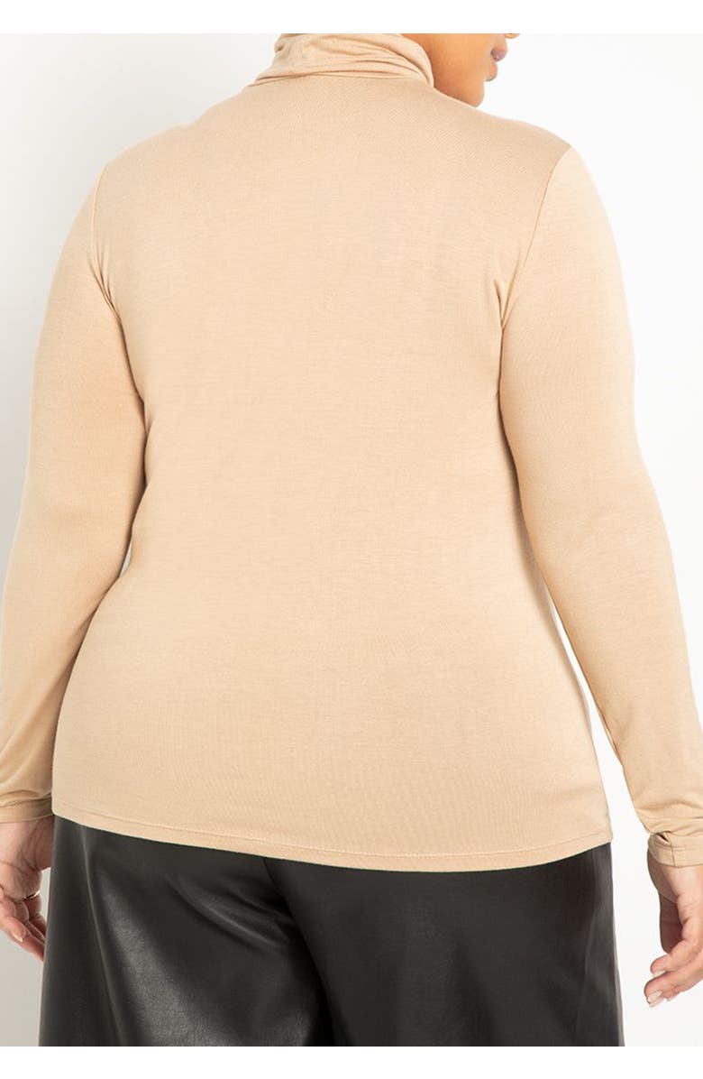 ELOQUII Layering Turtleneck, Alternate, color, Totally Black