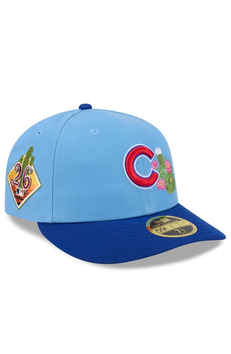 New Era Men's New Era  Light Blue/Royal Chicago Cubs 2026 Spring Training Low Profile 59FIFTY Fitted Hat, Main, color, Light Blue