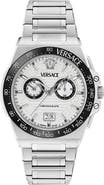 Versace Greca Reaction Chronograph Bracelet Watch, 43mm