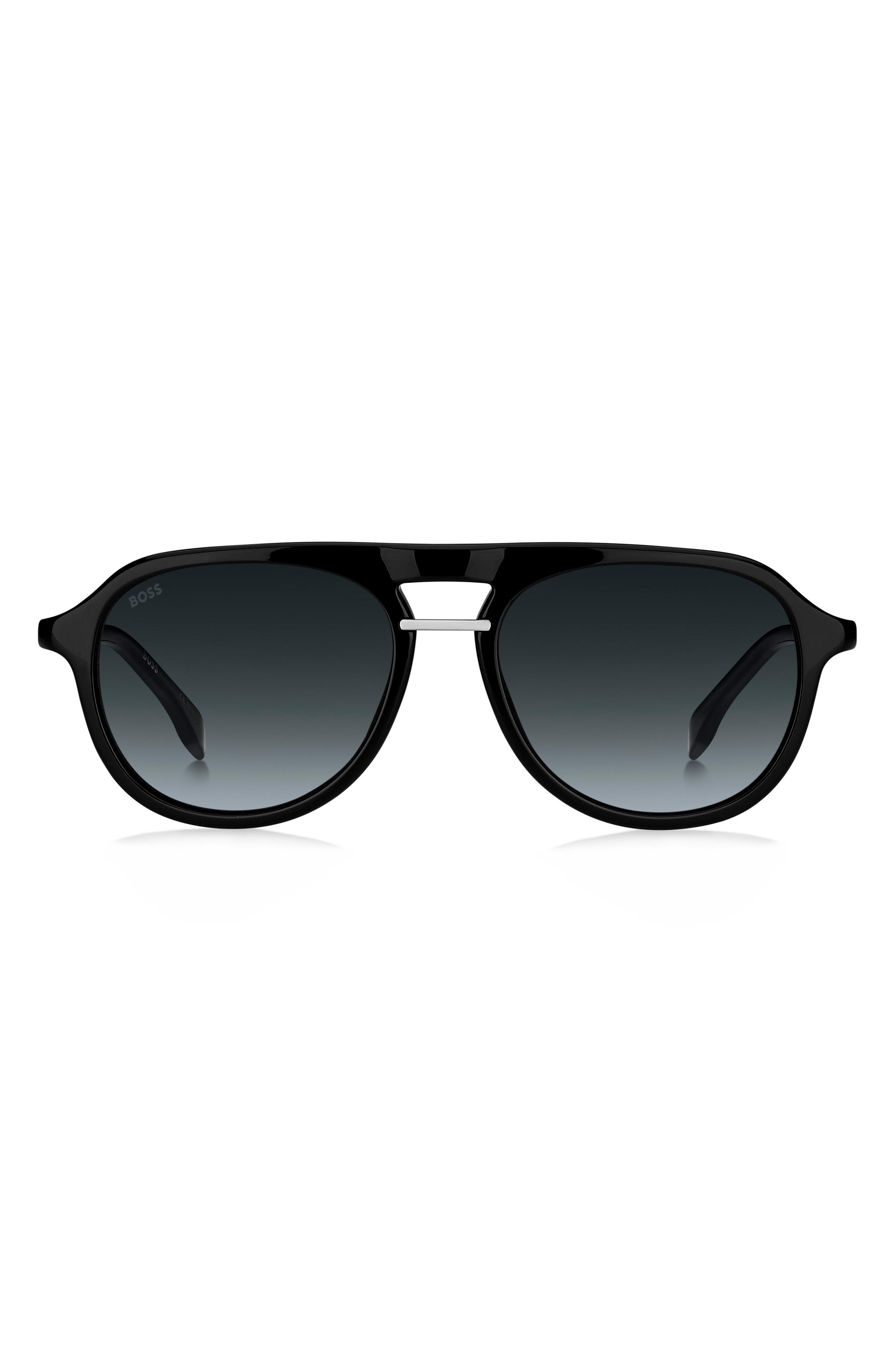 BOSS 54mm Gradient Pilot Sunglasses