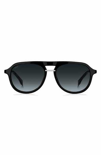 BOSS 54mm Gradient Pilot Sunglasses