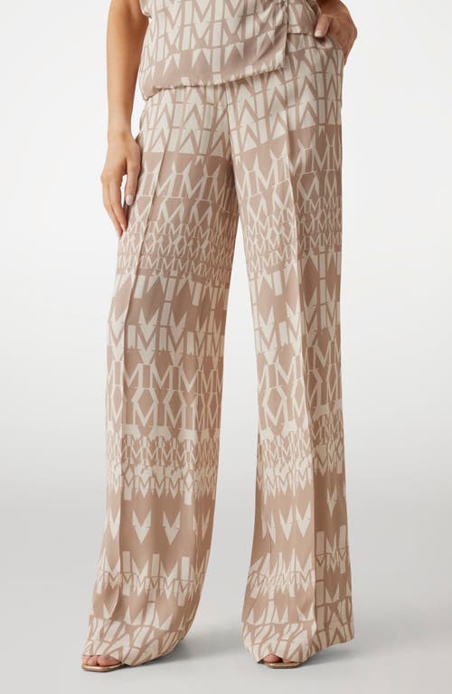 Marciano Britney Straight Leg Pants In Brown