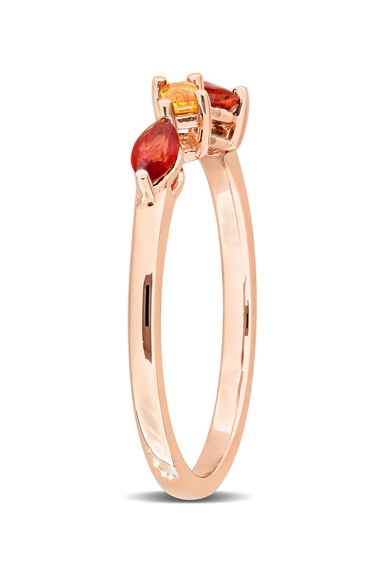 Multiple Cut Sapphire Stacking Ring, Alternate, color, YELLOW MULTI