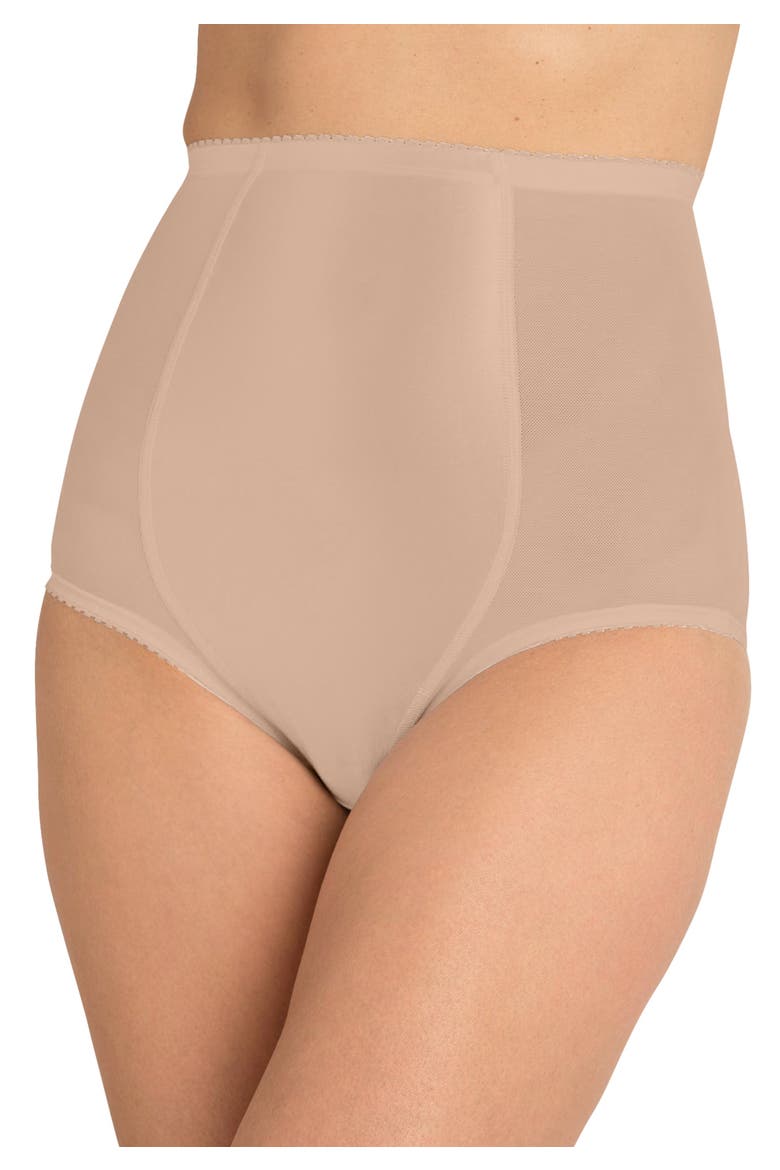 Power Mesh Firm Control Shaping Brief, Main, color, NUDE