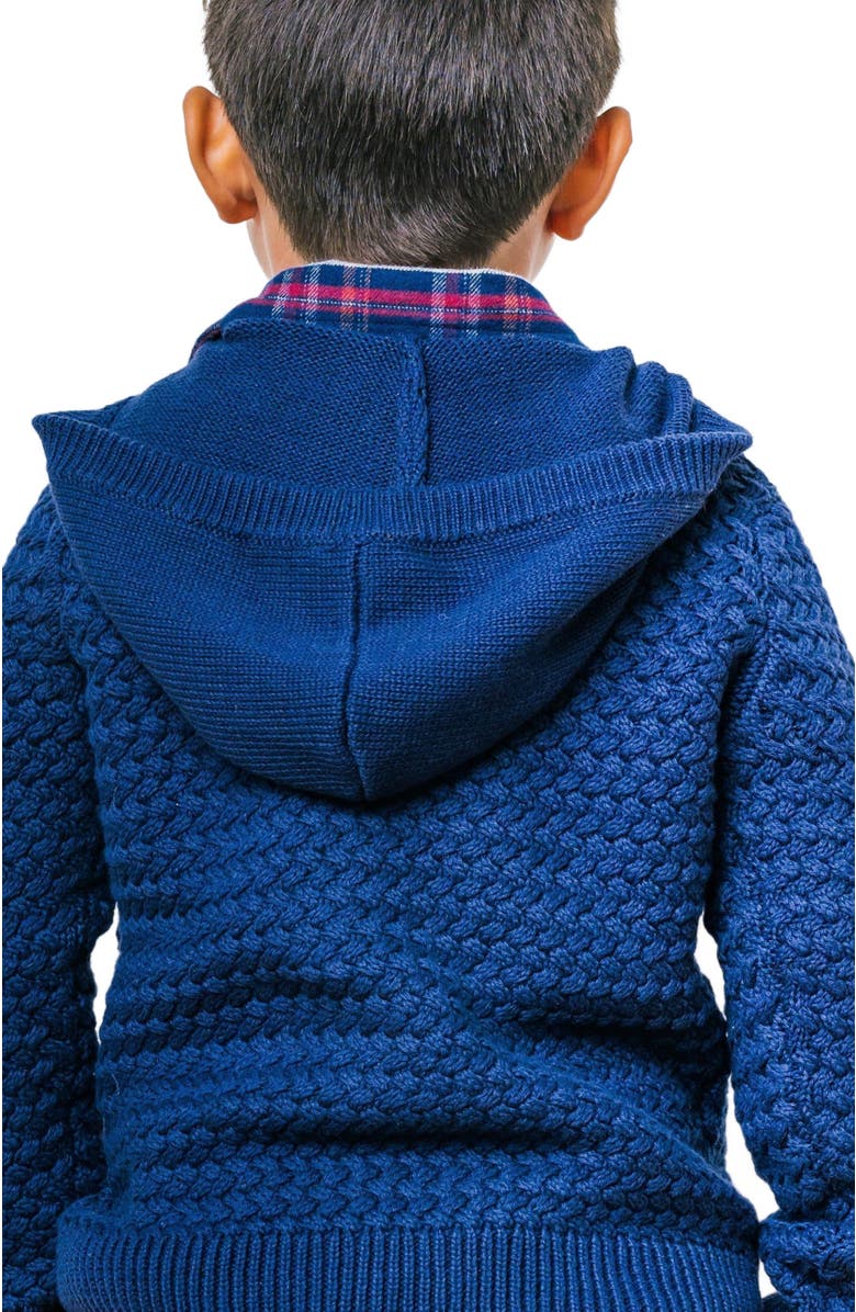 Hope & Henry Boys' Organic Hooded Half Zip Sweater, Kids, Alternate, color, 